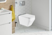 Унитаз подвесной Weltwasser WW SK Hofbach 041 GL-WT безободковый, с микролифтом, белый глянец