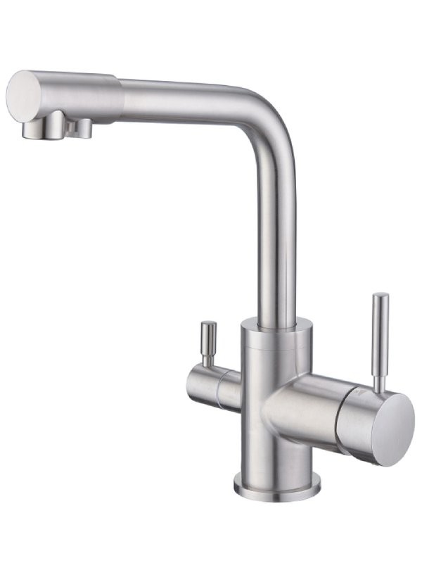 Смеситель для кухни Emar Steel ЕС - 3003 сатин