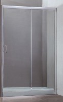 Душевая дверь в нишу Aquanet Alfa NAA6121 140х200 стекло прозрачное, профиль хром