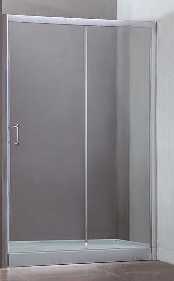 Душевая дверь в нишу Aquanet Alfa NAA6121 140х200 стекло прозрачное, профиль хром