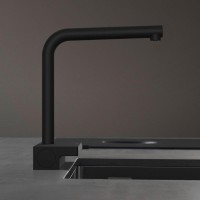 Смеситель для кухни Hansgrohe Aquno Select M81 Aquno Select M81 73830670 матовый черный