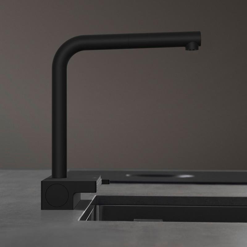 Смеситель для кухни Hansgrohe Aquno Select M81 Aquno Select M81 73830670 матовый черный
