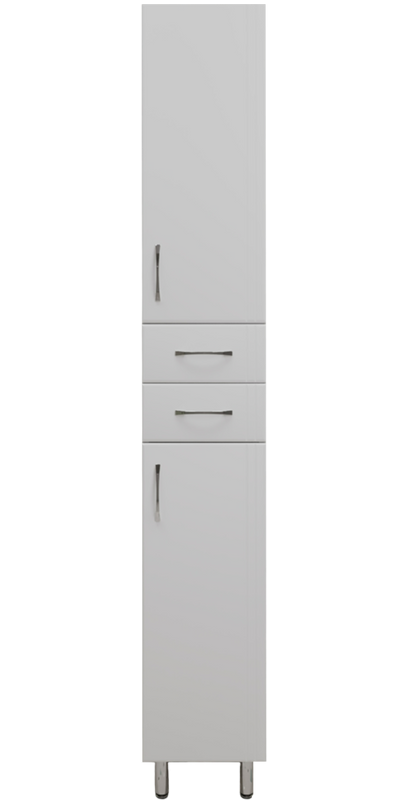 Шкаф пенал для ванной Style Line Эко Стандарт 30 напольный, белый