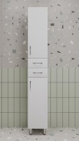 Шкаф пенал для ванной Style Line Эко Стандарт 30 напольный, белый