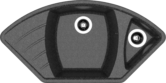 Мойка кухонная Dr. Gans Gaby черный