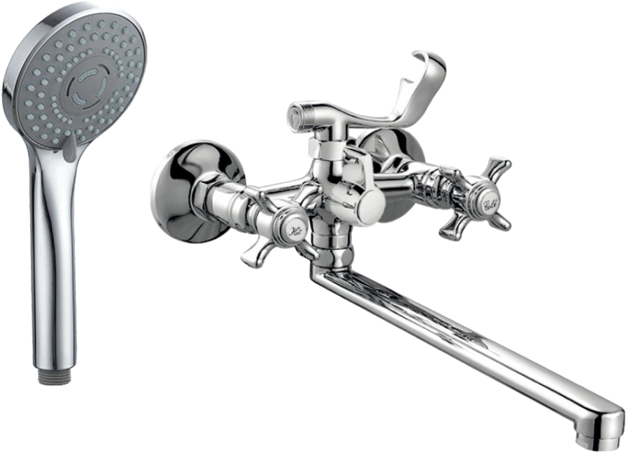 Смеситель с длинным изливом для ванны Haiba HB24 HB2124