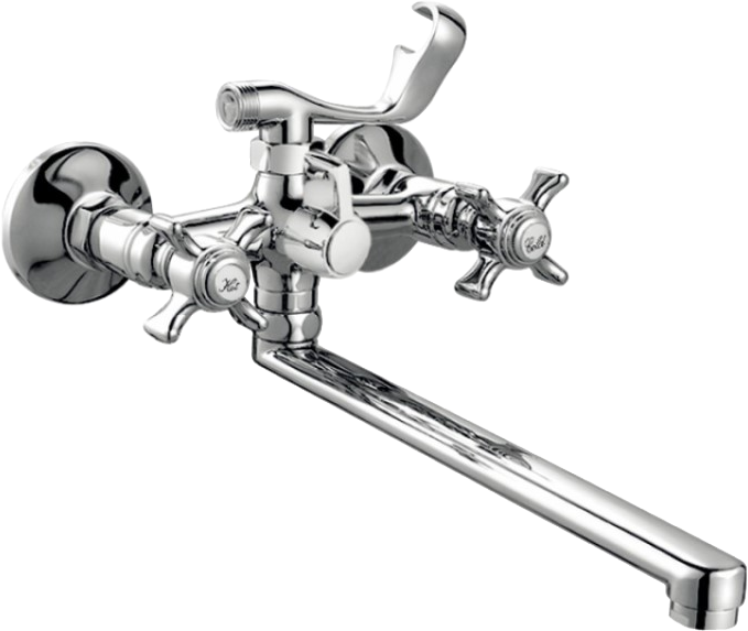 Смеситель с длинным изливом для ванны Haiba HB24 HB2124