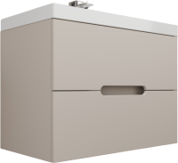 Тумба с раковиной Style Line Матис 80 подвесная, крем