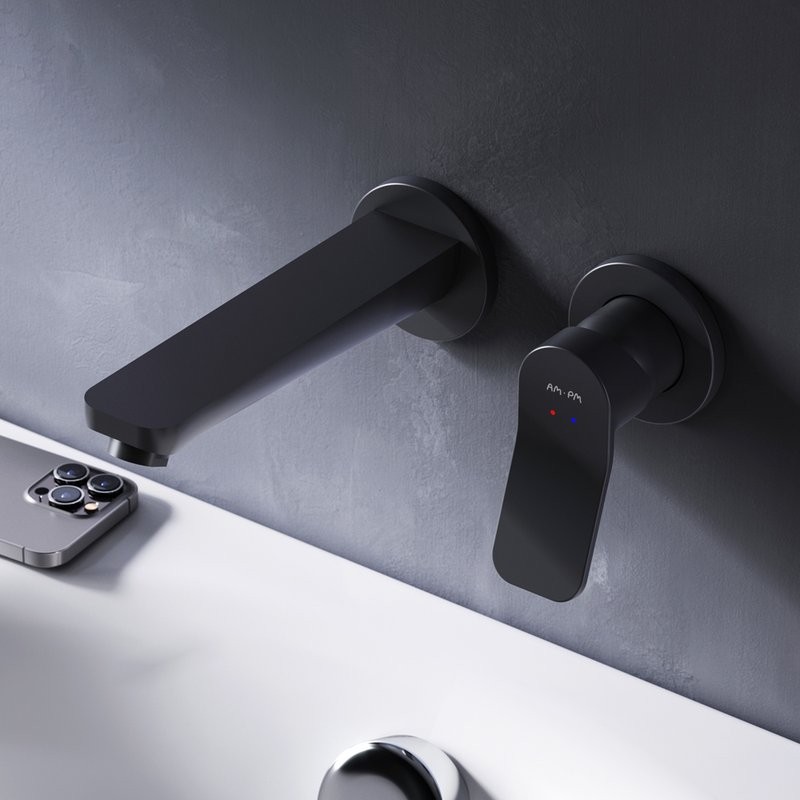 Смеситель для раковины AM.PM X-Joy F85A72622 С ВНУТРЕННЕЙ ЧАСТЬЮ, черный