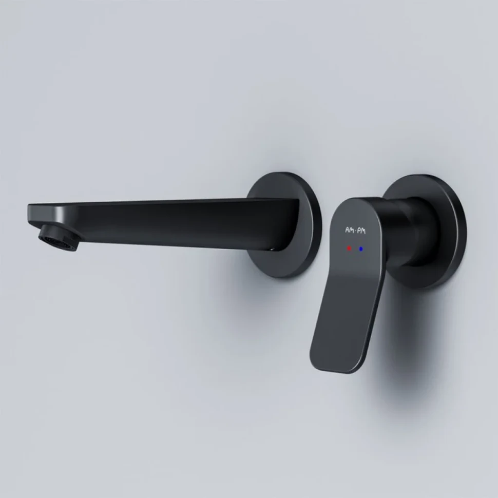 Смеситель для раковины AM.PM X-Joy F85A72622 С ВНУТРЕННЕЙ ЧАСТЬЮ, черный