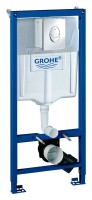 Комплект Унитаз подвесной Villeroy & Boch O.Novo 5660HR01 alpin, безободковый + Инсталляция Grohe Rapid SL 38721001 3 в 1 с кнопкой смыва