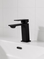 Смеситель для раковины IDDIS RAMBL00i01 матовый черный