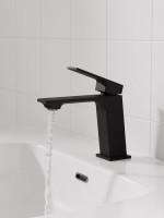 Смеситель для раковины IDDIS RAMBL00i01 матовый черный