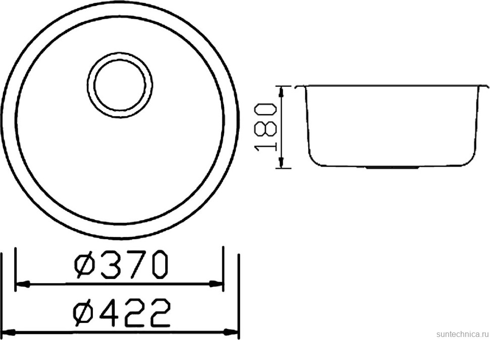 Мойка кухонная Seaman Eco Wien SWT-422