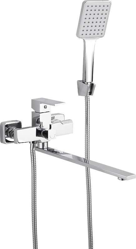 Смеситель с длинным изливом для ванны BELZ B22613 хром