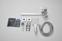 Смеситель с длинным изливом для ванны BELZ B22613 хром Смеситель с длинным изливом для ванны BELZ B22613 хром