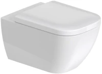 Комплект Унитаз подвесной Duravit Happy D.2 2222090000 rimless + Крышка 0064590000 с микролифтом + Инсталляция Grohe Rapid SL 38721001 3 в 1 с кнопкой смыва
