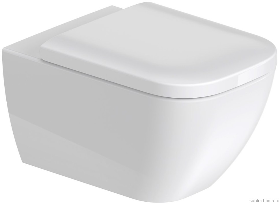 Комплект Унитаз подвесной Duravit Happy D.2 2222090000 rimless + Крышка 0064590000 с микролифтом + Инсталляция Grohe Rapid SL 38721001 3 в 1 с кнопкой смыва