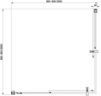 Душевой уголок Aquanet Delta Cube NPE1142 90x90 см