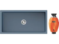 Комплект Мойка Omoikiri Mikura 91-SB smoky blue + Измельчитель Nagare 1000 Комплект Мойка Omoikiri Mikura 91-SB smoky blue + Измельчитель Nagare 1000