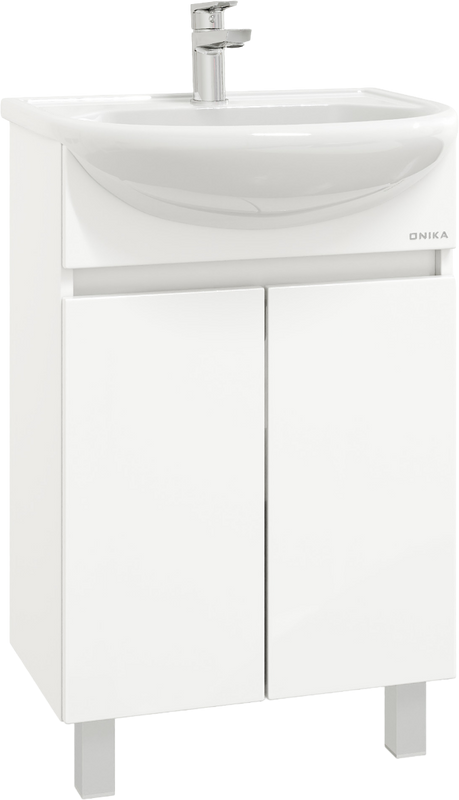 Тумба под раковину Onika Милтон 55 напольная, белая