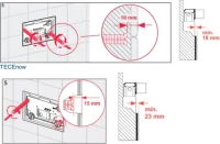 Комплект Унитаз подвесной Villeroy & Boch Venticello 4611RL01 безободковый, альпийский белый + Инсталляция TECE Profil TECEprofil Uni 2.0 9300302 + Кнопка Now 9 240 402 хром матовый + Рамка 9240412 хром матовый + Крепления TECEprofil 9380014