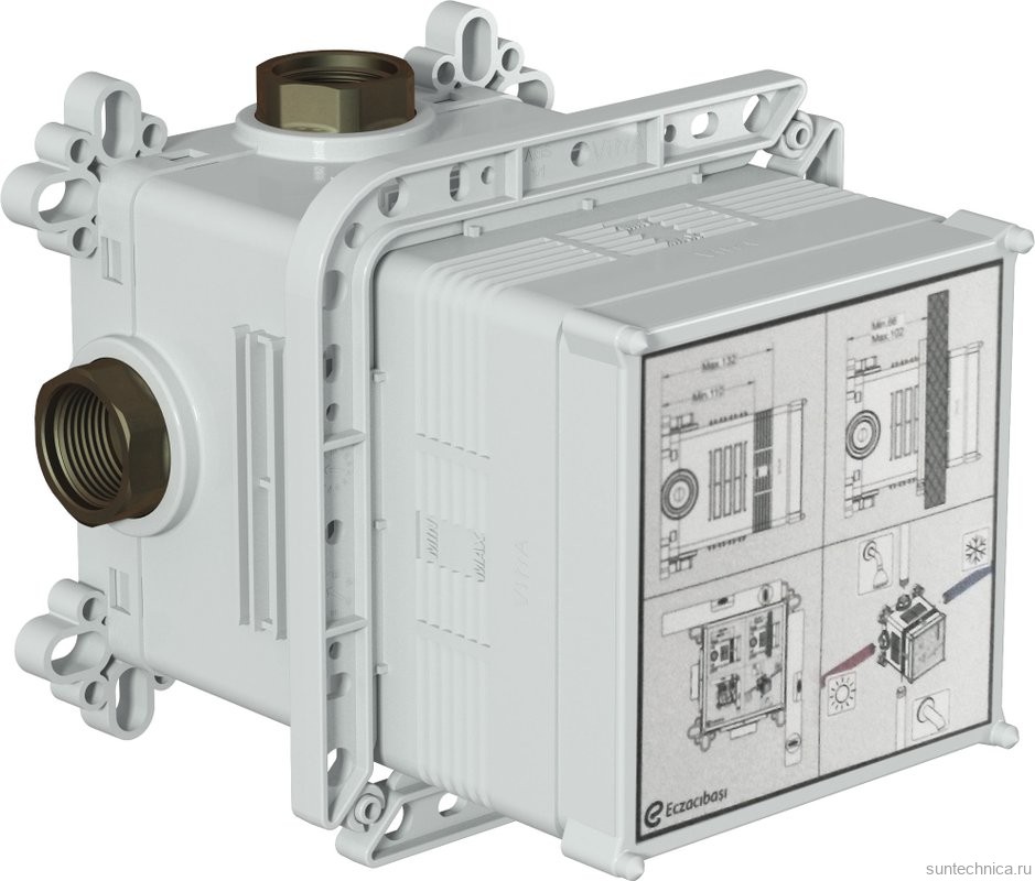 Душевой комплект VitrA Origin A49266EXP С ВНУТРЕННЕЙ ЧАСТЬЮ, хром