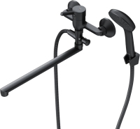 Смеситель с длинным изливом для ванны AM.PM X-Joy S F85B90122 черный Смеситель с длинным изливом для ванны AM.PM X-Joy S F85B90122 черный