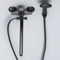 Смеситель с длинным изливом для ванны AM.PM X-Joy S F85B90122 черный Смеситель с длинным изливом для ванны AM.PM X-Joy S F85B90122 черный