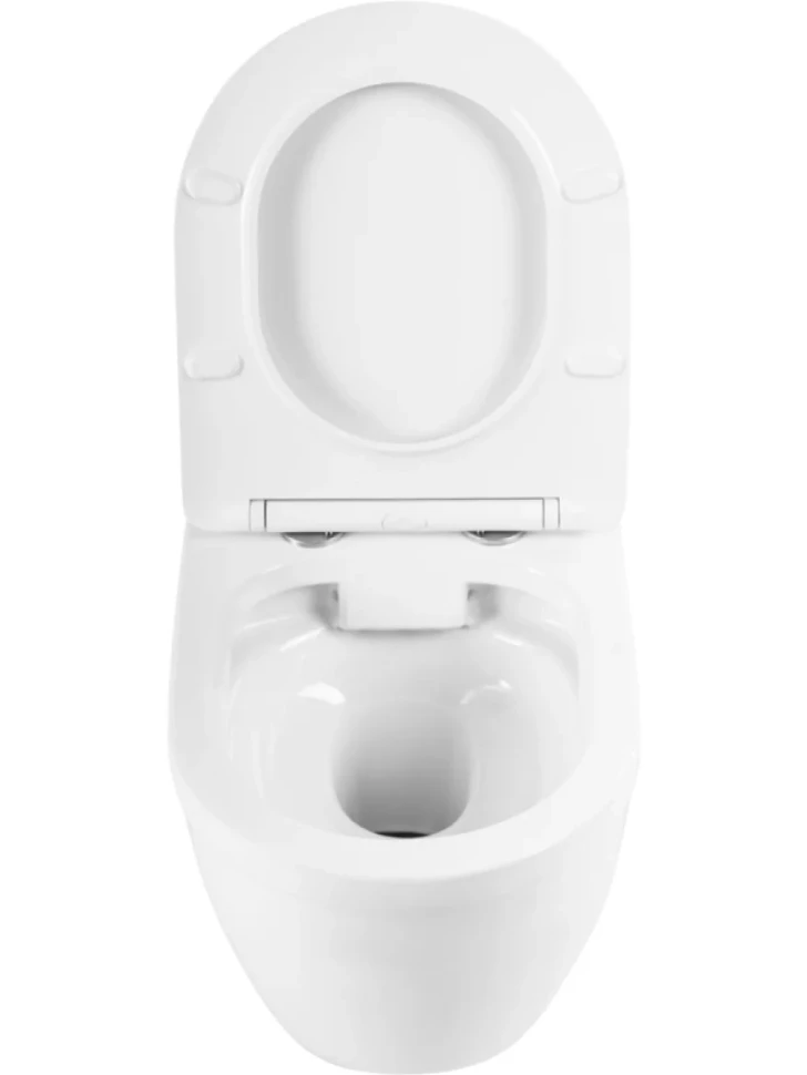 Комплект Унитаз подвесной BelBagno Loto BB070CHR/SC безободковый, с микролифтом, инсталляция BB002-80 с кнопкой BB014-SR-BIANCO