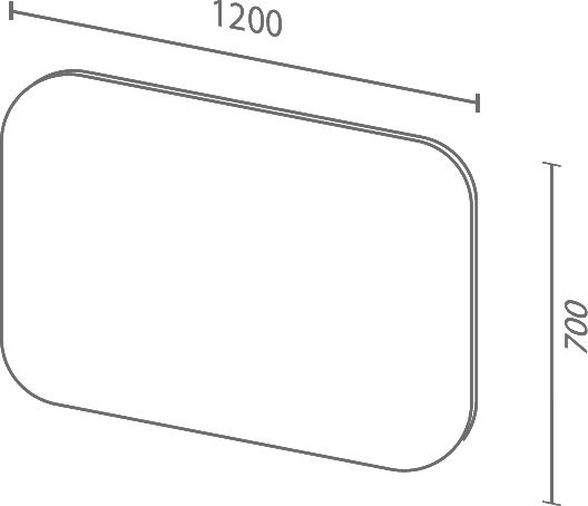 Зеркало Sanvit Асти 120