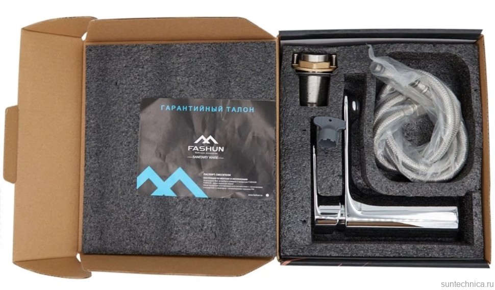 Смеситель для раковины Fashun A1085 хром