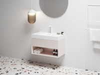 Тумба под раковину без столешницы Ravak Lite SD 80 алебастровая розовая