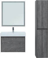 Тумба с раковиной Aquanet Nova Lite 75 дуб рошелье, 1 ящик