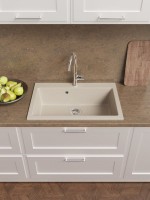 Мойка кухонная Domaci Болонья М-39-003 бежевая Мойка кухонная Domaci Болонья М-39-003 бежевая