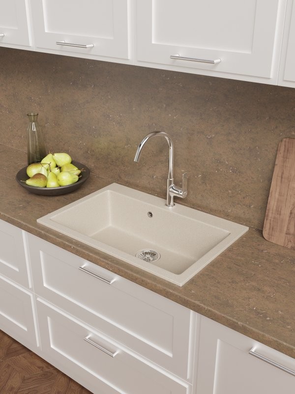 Мойка кухонная Domaci Болонья М-39-003 бежевая