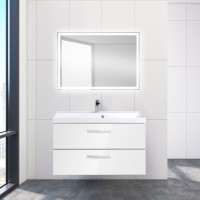 Мебель для ванной комнаты BelBagno Aurora 90 bianco lucido
