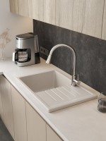 Мойка кухонная Domaci Болонья М-16-003 бежевая Мойка кухонная Domaci Болонья М-16-003 бежевая