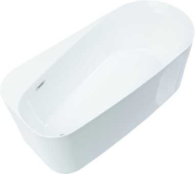 Акриловая ванна Allen Brau Priority 1 170x80, белая матовая