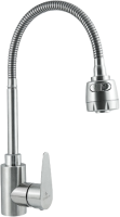 Смеситель для кухни Славен Сталь Ж СЛ-ОД-Ж25 с гибким изливом