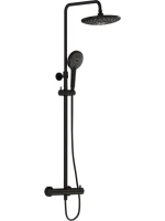 Душевая стойка VitrA AquaHeat A4720536EXP матовая черная Душевая стойка VitrA AquaHeat A4720536EXP матовая черная