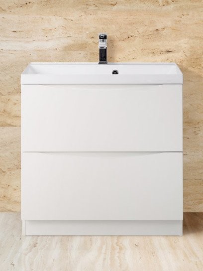 Тумба с раковиной BelBagno Marino 70 напольная, bianco lucido