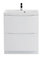 Тумба с раковиной BelBagno Marino 70 напольная, bianco lucido