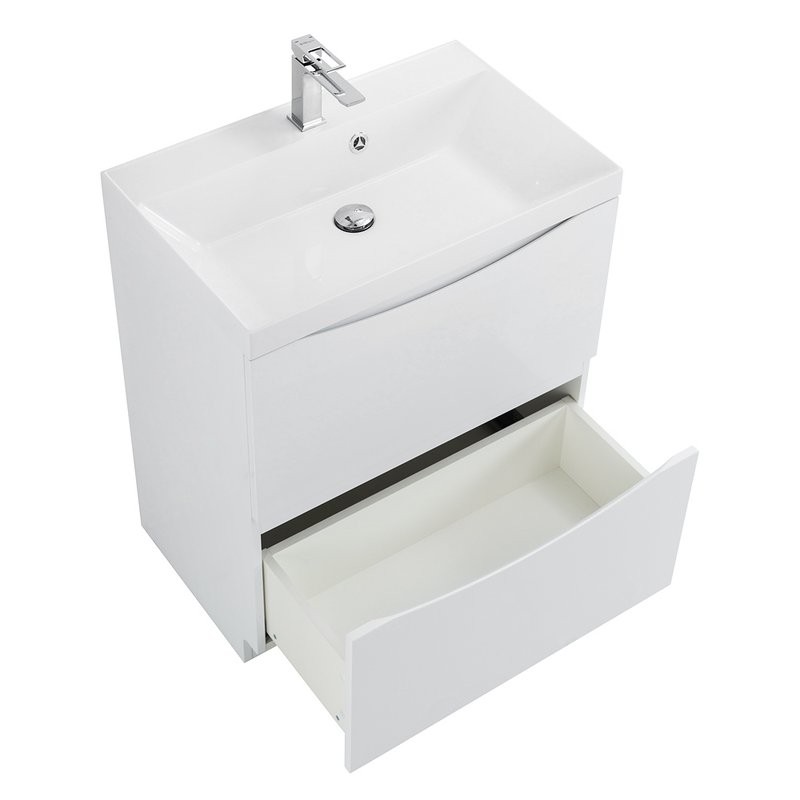 Тумба с раковиной BelBagno Marino 70 напольная, bianco lucido