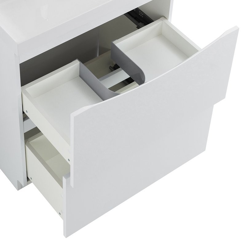 Тумба с раковиной BelBagno Marino 70 напольная, bianco lucido