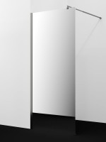 Душевая перегородка Wasserkraft Rur 30W 120 см, профиль графит, стекло зеркальное