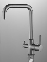 Смеситель для кухни BELZ B76802-3 вороненая сталь