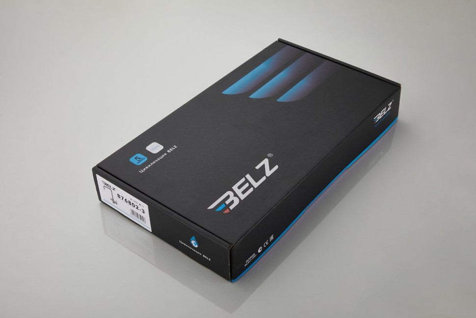 Смеситель для кухни BELZ B76802-3 вороненая сталь