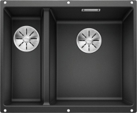 Комплект Мойка Blanco Subline 340/160-U антрацит, правая + Измельчитель Bort Alligator