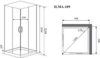 Душевая кабина Timo Premium ILMA 109